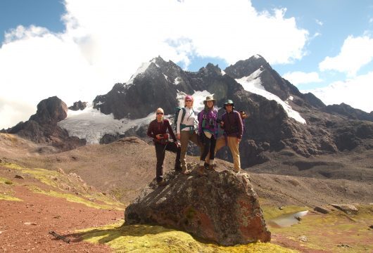 Panoramic views for trekkers on Ausangate Lodges Trek
