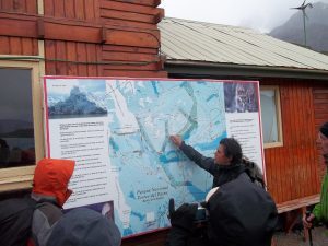 Paine Park map Patagonia Chile