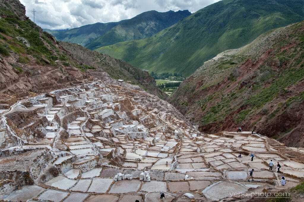 Salt mine Sacred Valley Peru