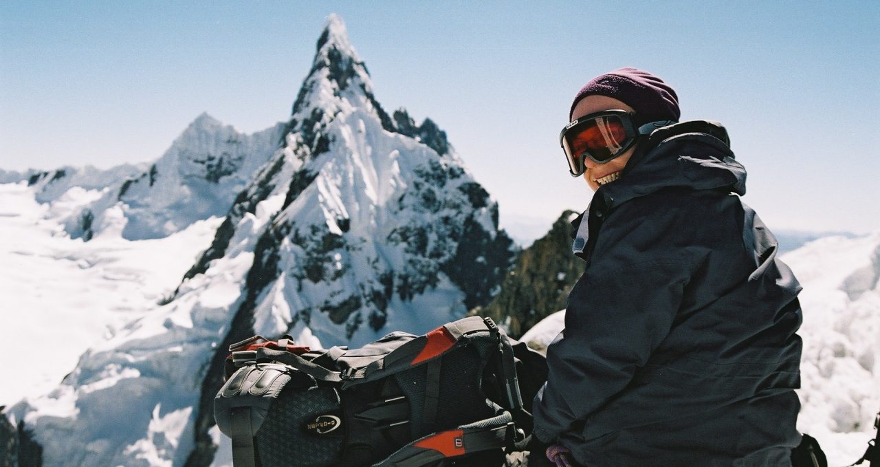 Maparaju summit Cordillera Blanca Peru - rucksack