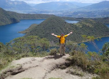 Hiking Cuicocha Ecuador