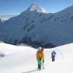 Approaching Ishinca Summit, Cordillera Blanca, Peru