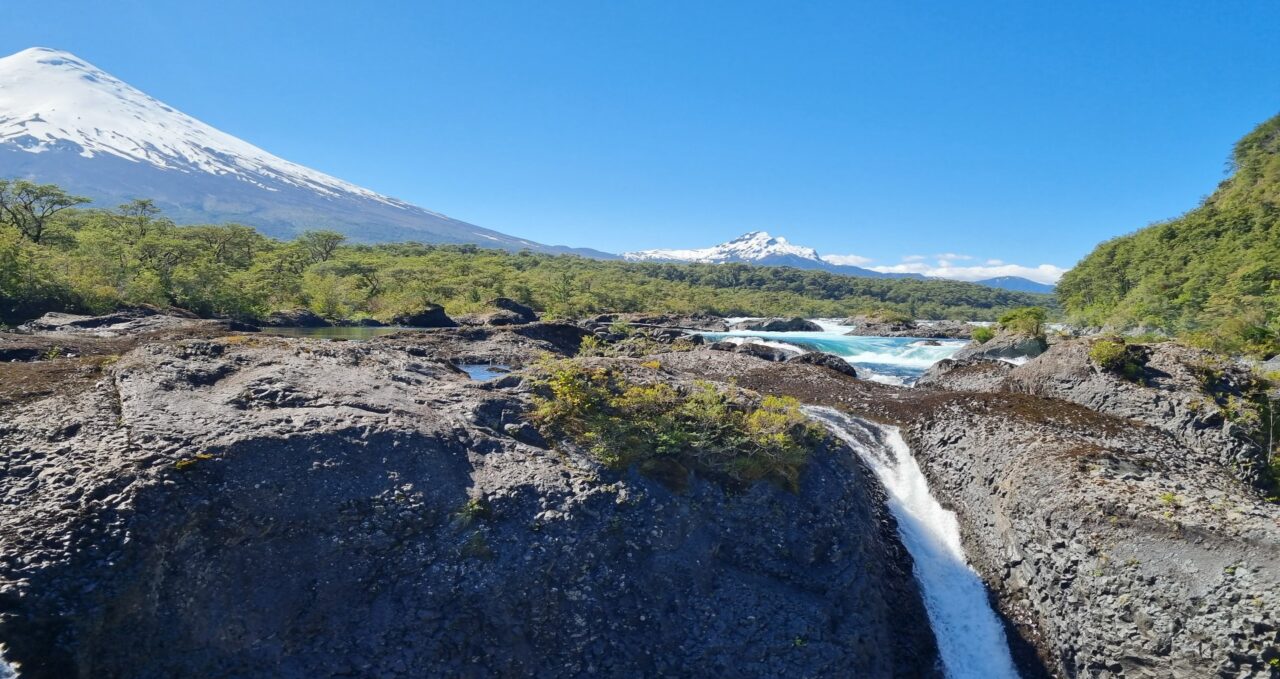 Osorno and falls Chile