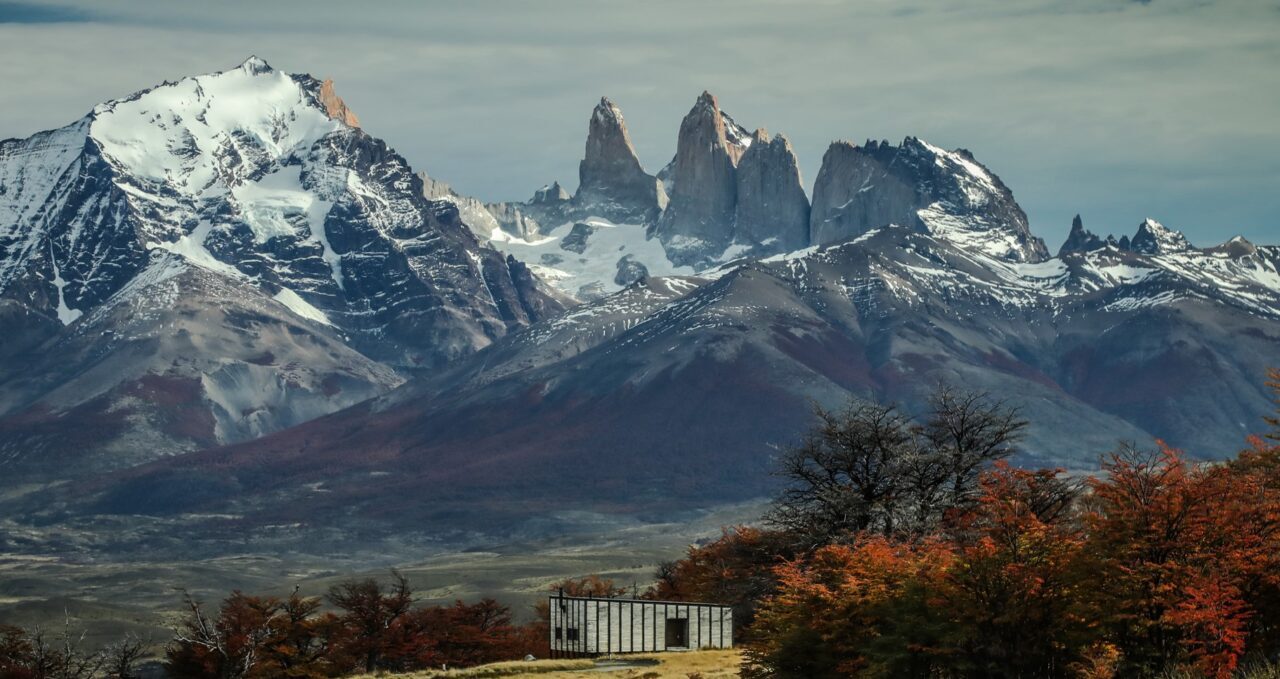 a photo of Cabin and Towers of Paine, Awasi Patagonia, Chile