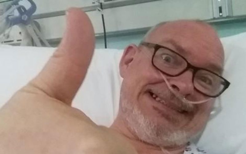 Alan in hospital