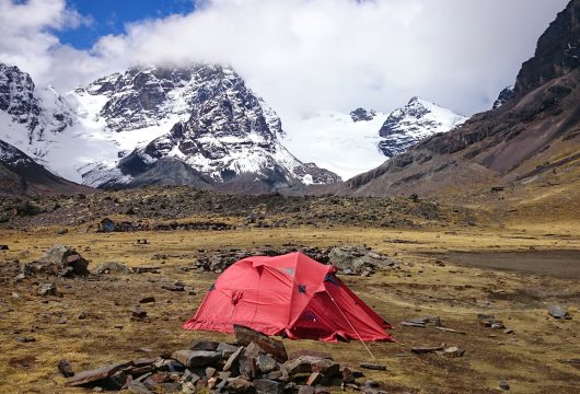 Trekking in the Condoriri Cordillera Blanca Bolivia