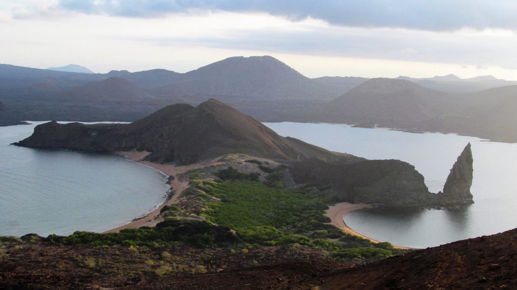 Pinnacle rock from Bartolome Galapagos Ecuador