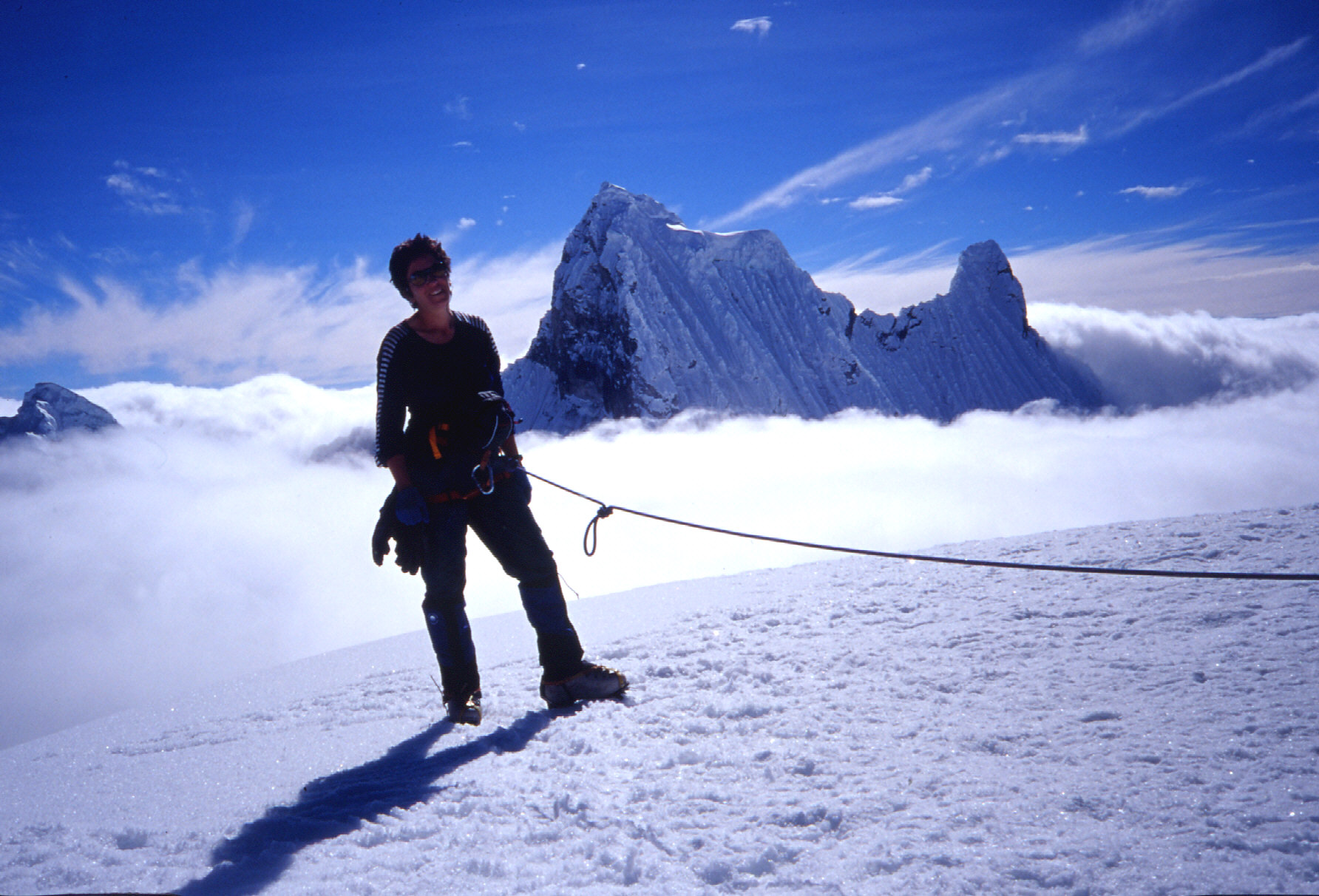 Pisco summit Cordillera Blanca Peru