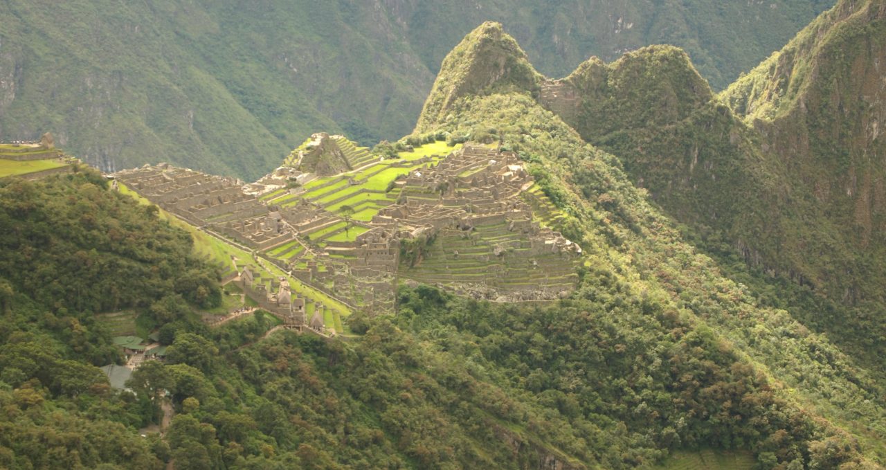 Machu PIcchu from Inca Trail Peru