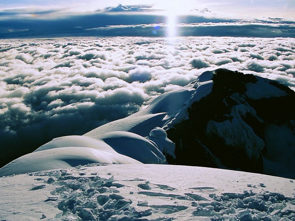 Summit of Cotopaxi Ecuador