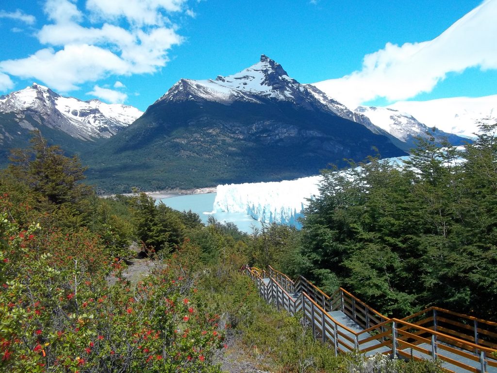 Walkways at Perito Moreno Glacier Patagonia Argentina