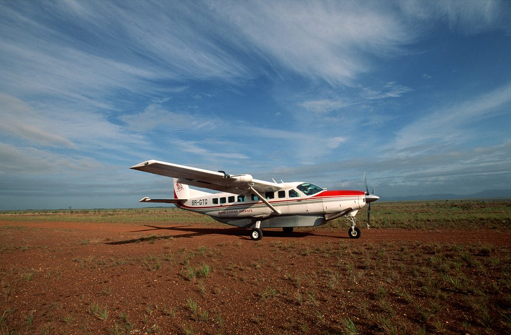 Air travel small plane Guyana