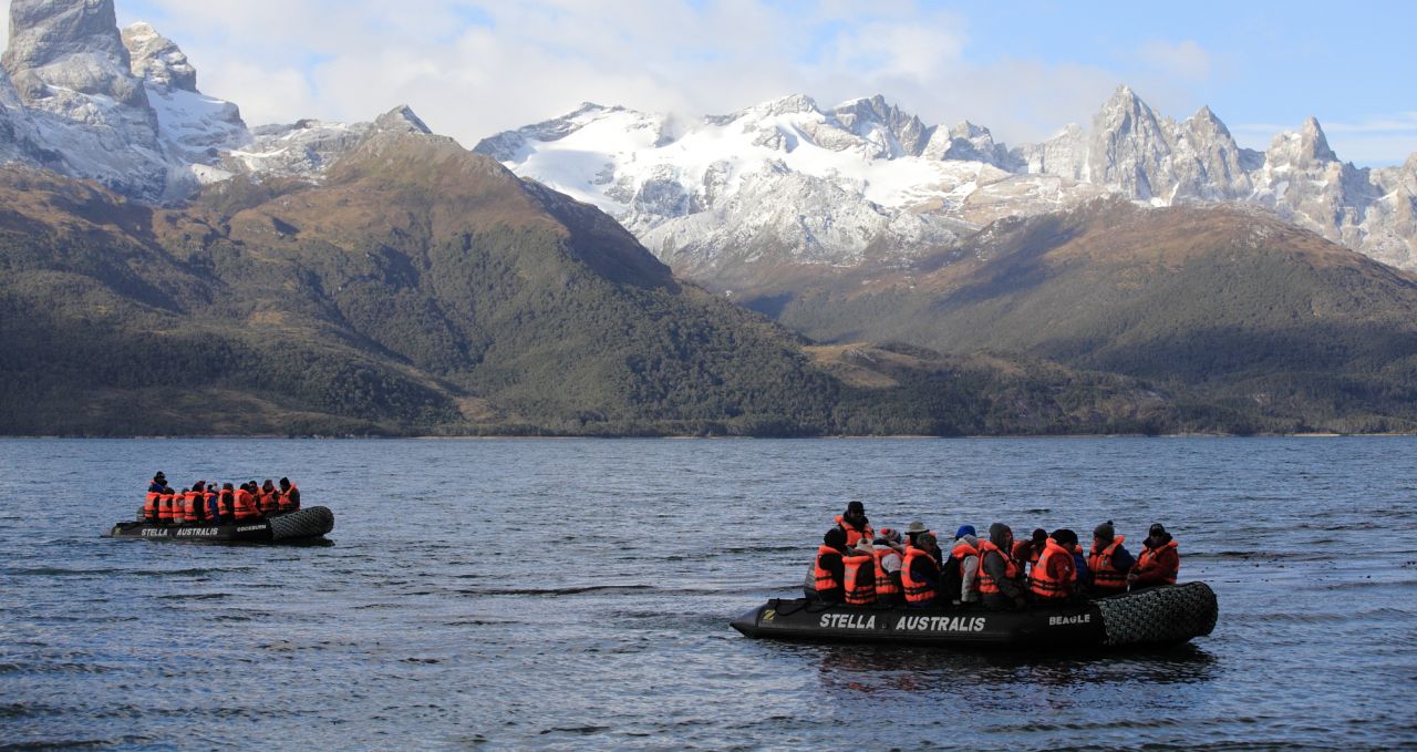 Australis Cordillera Darwin Range Tierra del Fuego Patagonia Chile