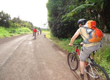 Biking in Galapagos