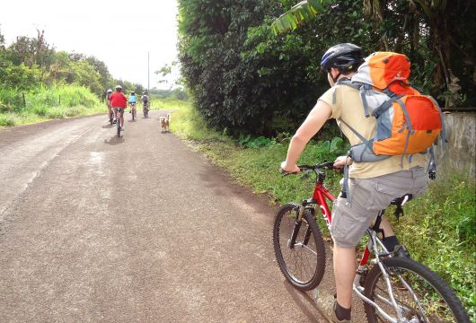 Biking in Galapagos