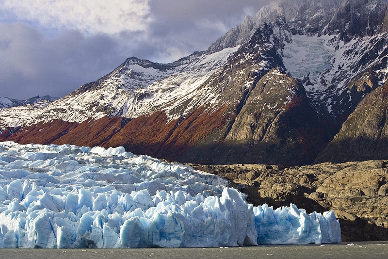 Cascada Grey Glacier Patagonia Chile