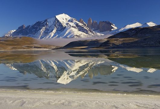 Cascada Laguna Amarga and Torres del Paine Patagonia Chile