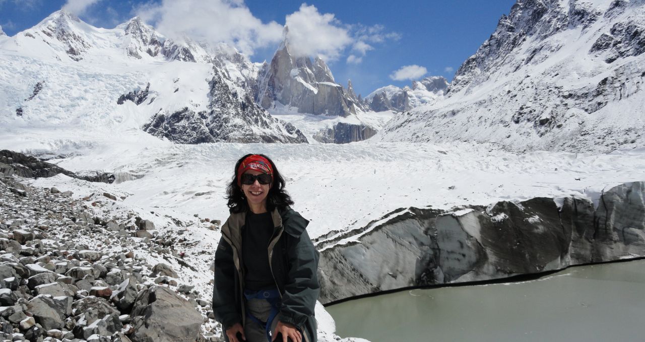 Cerro Torre and glacier Torre Patagonia Argentina