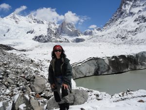 Cerro Torre and glacier Torre Patagonia Argentina