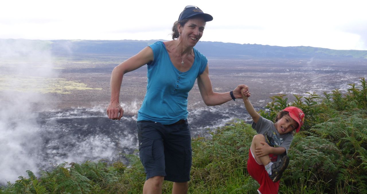 Family Holiday Sierra Negra Volcan Chico Isabela Galapagos