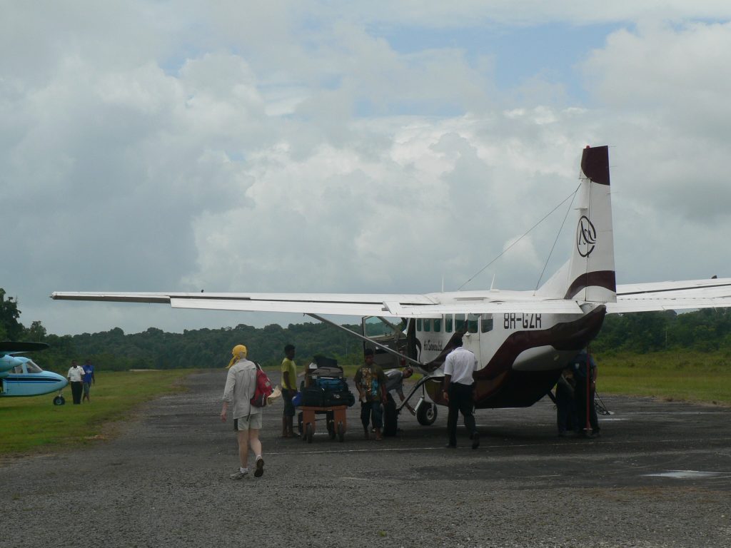 Flying in Guyana