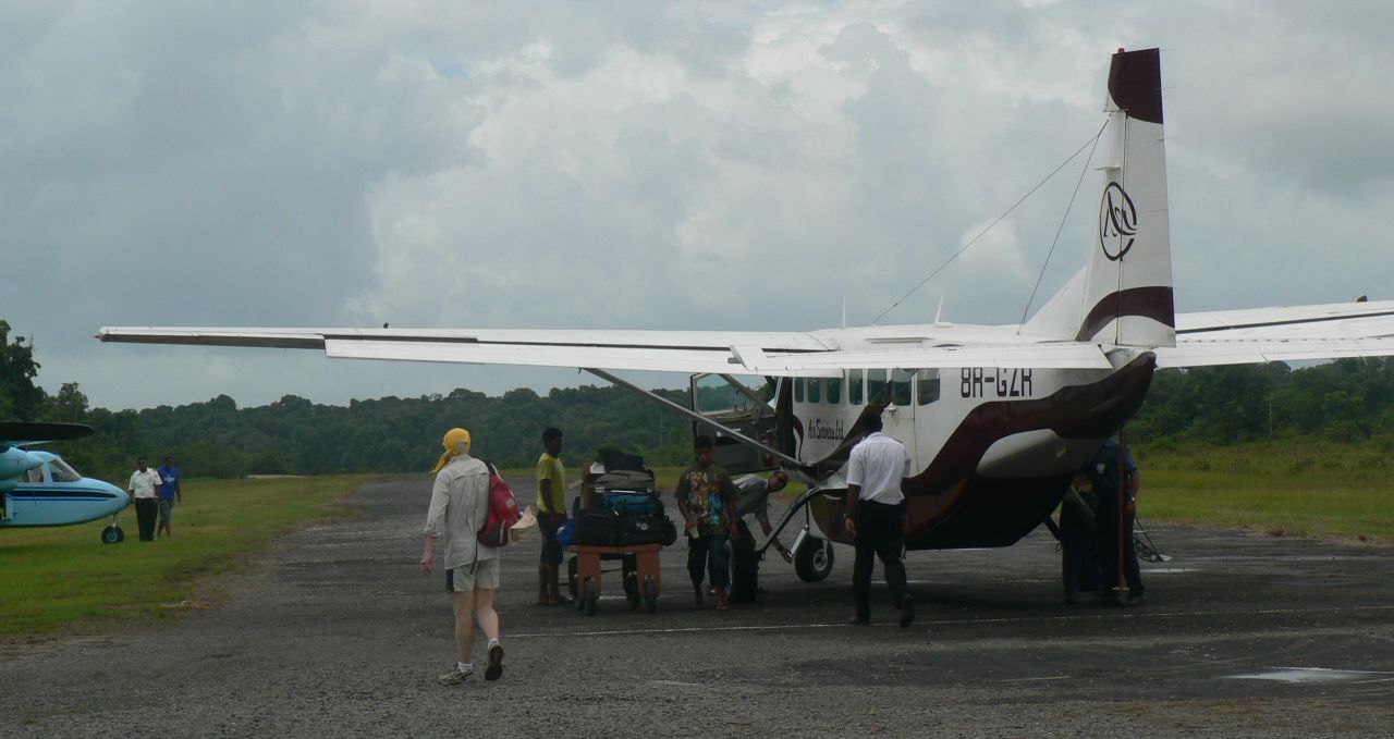 Flying in Guyana