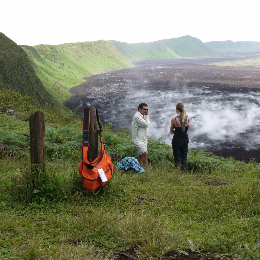 Isabela Siera Negra volcano trek Galapagos