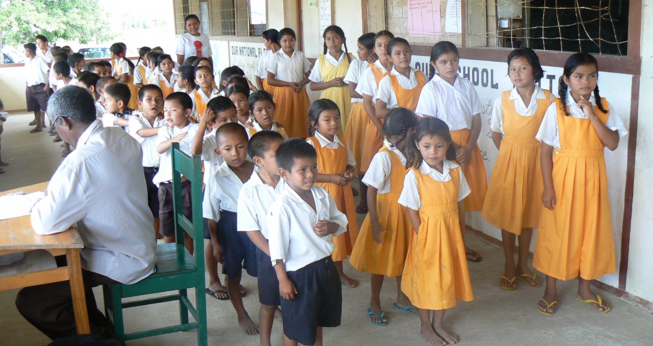 Surama school kids Guyana