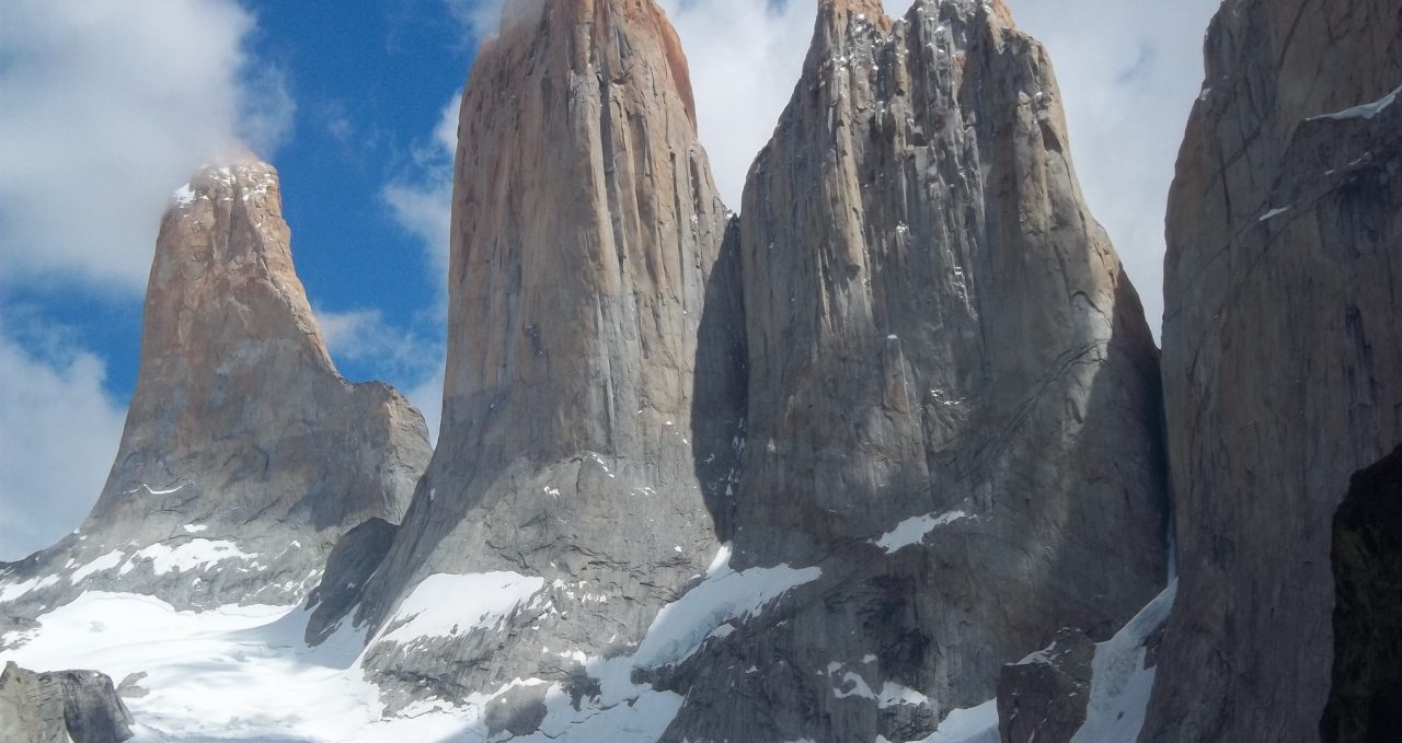 Towers in Torres del Paine Patagonia Chile