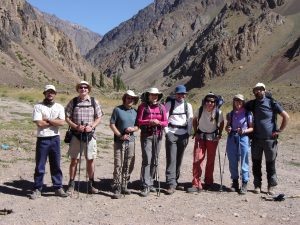 Trekkers heading to Aconcagua Argentina