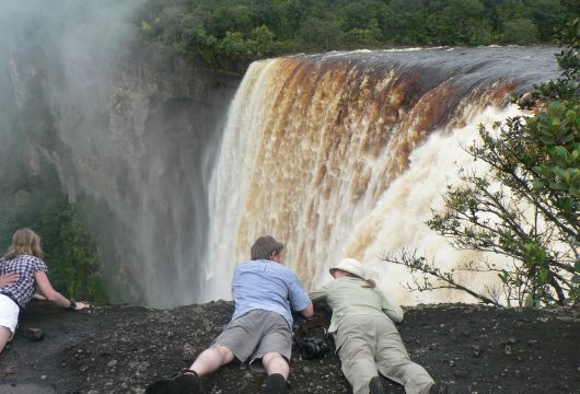 Watching Kaieteur Falls Guyana