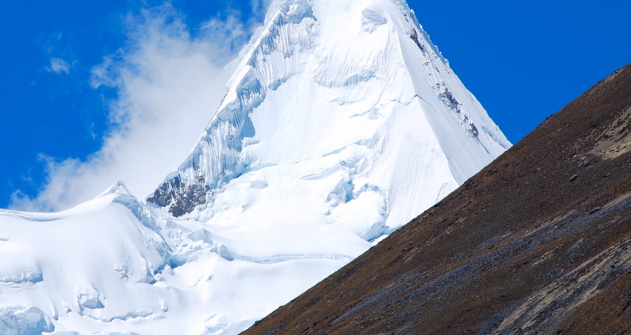 Alpamayo summit Cordillera Blanca Peru
