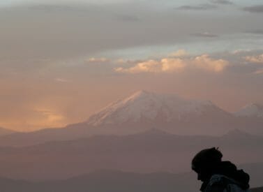 Ampato seen from Chachani Peru