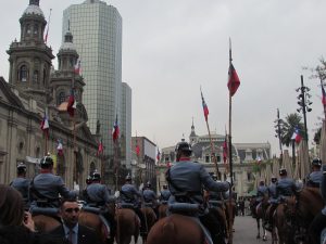 Cathédrale, Plaza de armas, Santiago, Chili