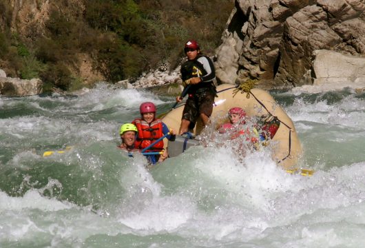 entering rapids Apurimac Peru