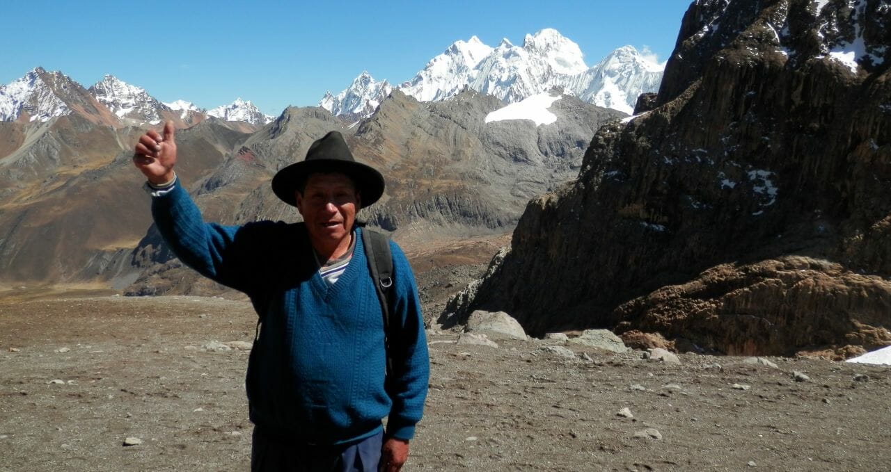 Huayhuash trek mountains Peru