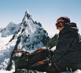 Maparaju summit Cordillera Blanca Peru - rucksack