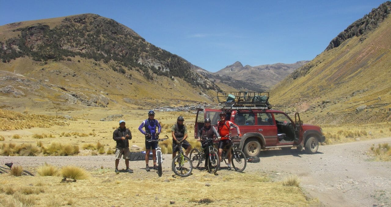 mountain bike pick up cusco peru