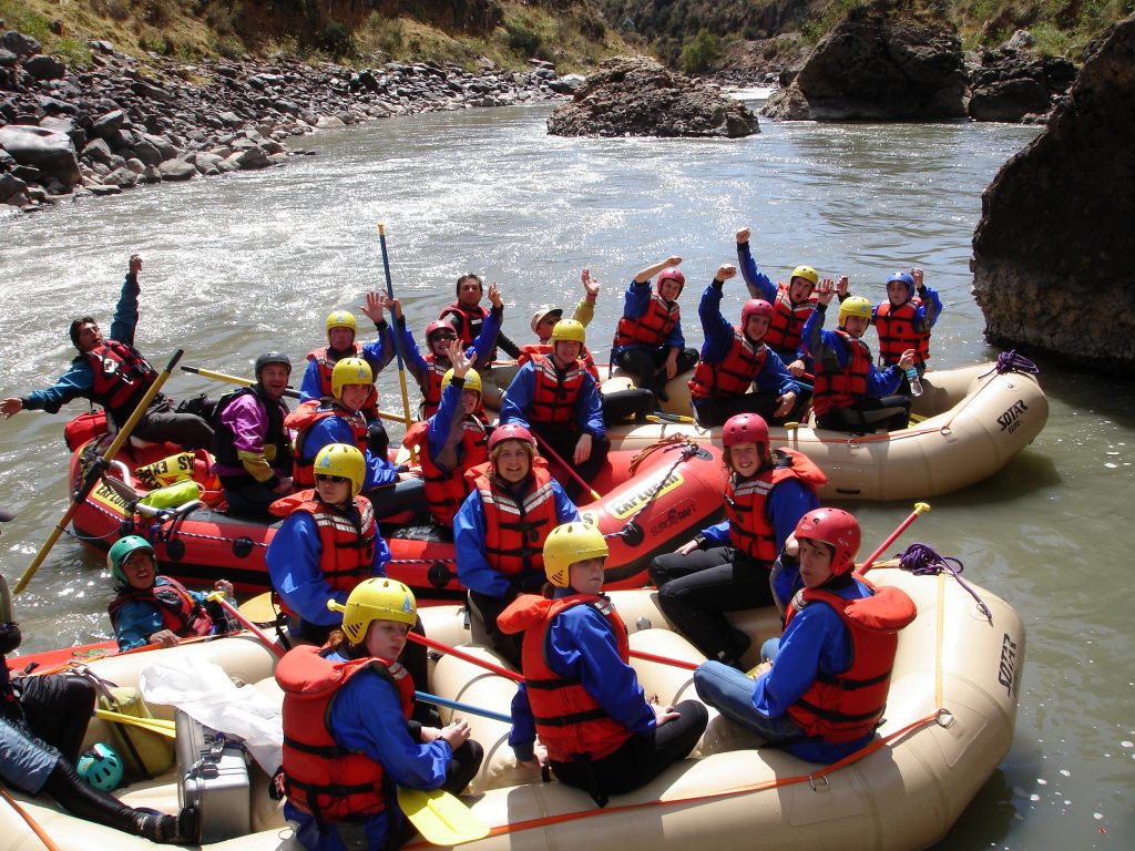 rafting family holiday Peru