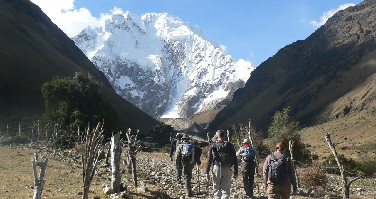 start-of-salkantay trek Peru