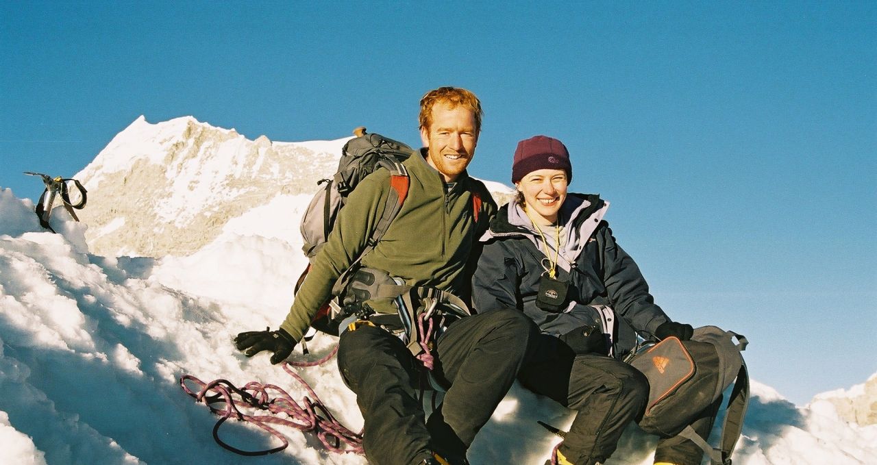 summit of Maparaju cordillera blanca -peru