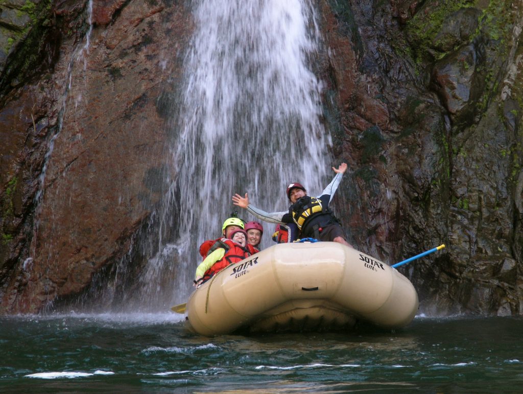 waterfall Apurimac rafting Peru