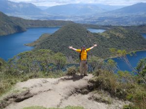 Hiking Cuicocha Ecuador