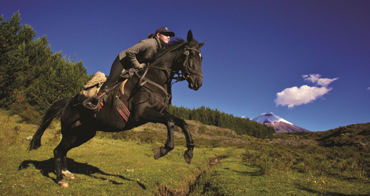 jumping horse rider Ecuador