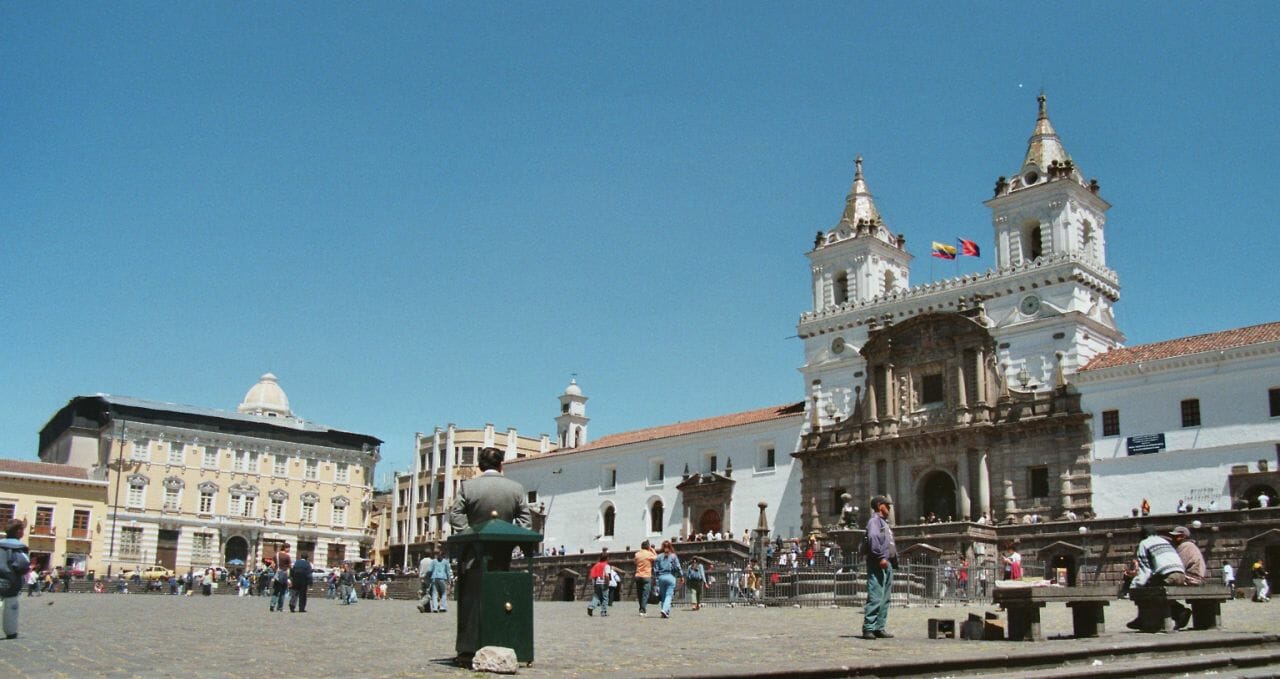 Quito Plaza San Francisco, Ecuador