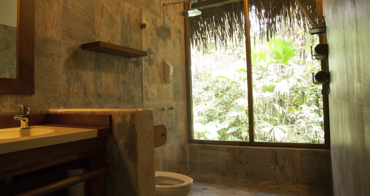 Sacha Lodge Bathroom Ecuador