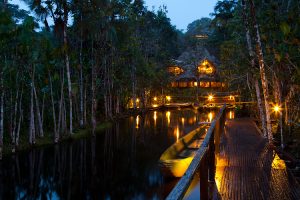 Sacha Lodge Entrance Ecuador