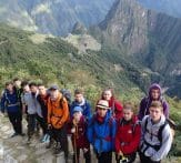 School group tour, Peru