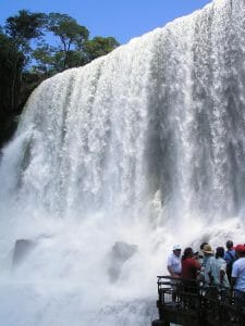 Under Iguazu Falls Argentina