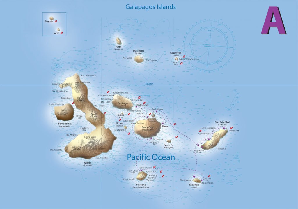 eric itinerary a galapagos